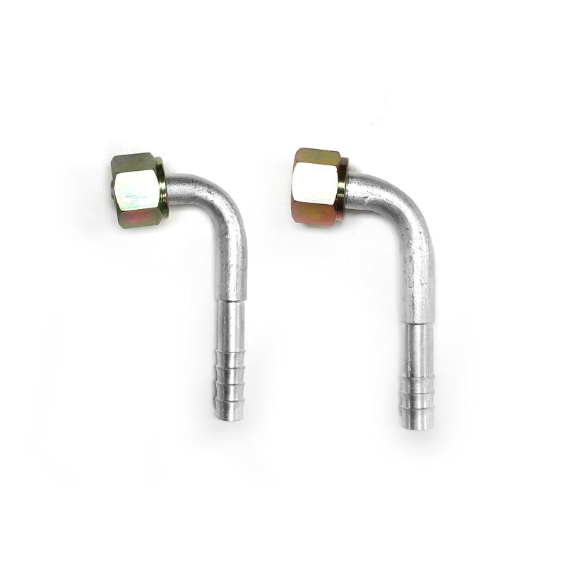 AC Fitting 90 Degree Kit – Female Standard Aluminum O-Ring For #6 And #8 Hose Sizes