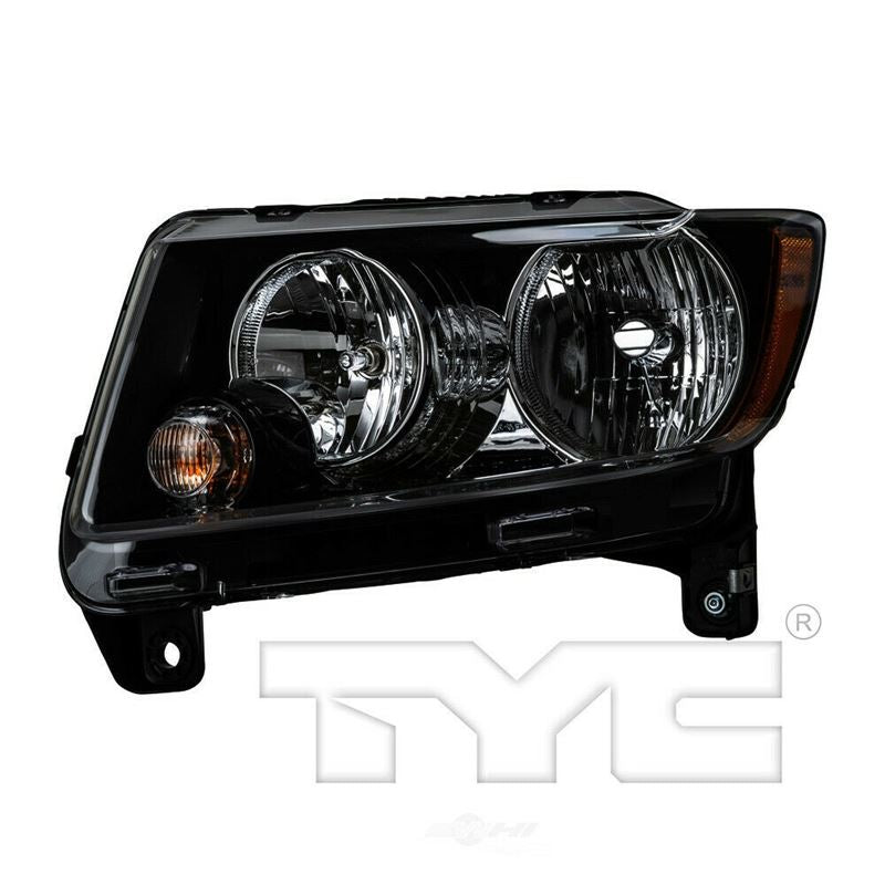 20-9166-80 Headlight Assembly Driver Side for 2013-2017 Jeep Compass LH