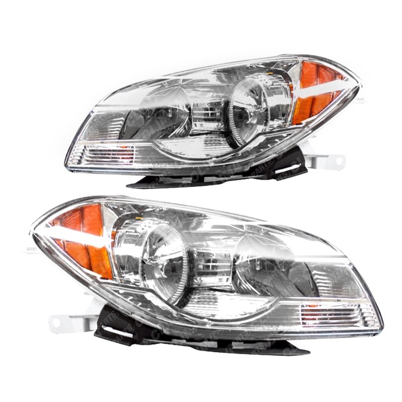Headlight Assembly Passenger and Driver Sides for 2008 - 2012 Chevrolet Malibu