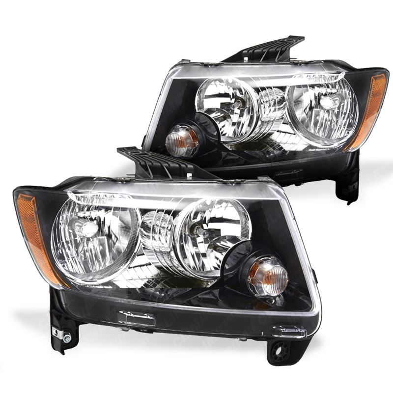 20-9165-80-20-9166-80 Headlight Assembly Right Left Sides for 13-17 Jeep Com