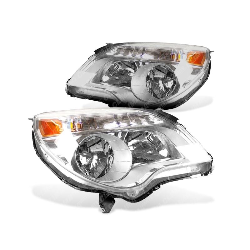 Headlight Assembly Passenger and Driver Sides for 2010 - 2015 Chevrolet Equinox
